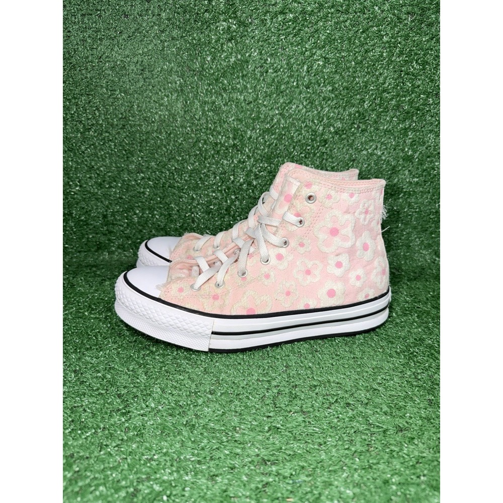 Converse Shoes Womens Size 9 Chuck Taylor All Star High Pink Platform Sneakers - Picture 5 of 11